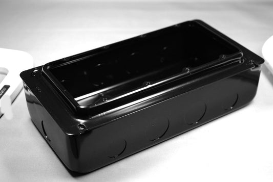 SB4B｜セーリスボックス(黒) 4個用カバー付