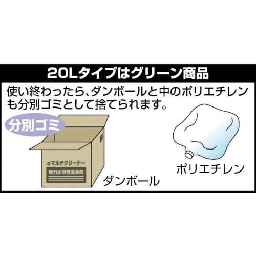 0037753｜αマルチクリーナー 20L