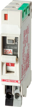 NPE-22｜プラグイン小形漏電ブレーカ 2P2E 20A