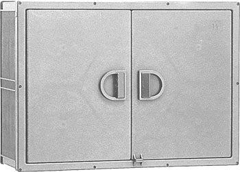 PNB405518WC｜プラスチックボックス 屋内 400×550×180 両扉