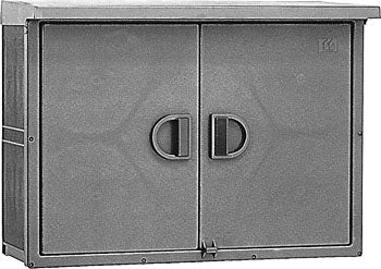 PYB405518WD｜プラスチックボックス 屋外 400×550×180 両開