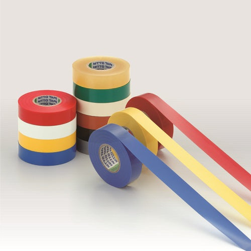 NO.21-10-Y｜NO21Nビニール粘着テープ 黄0.2-19-10m