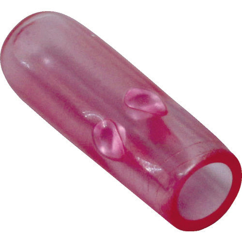 END V-S｜エンドキャップ E-小 赤透明