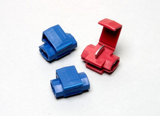 PT W-09S-RED (PTｺﾈｸﾀSﾀｲﾌﾟ)｜プライヤータップコネクタ ダブルライン接続 0.9 赤