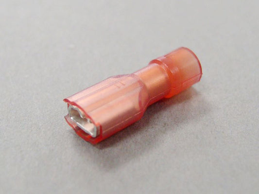 TMEDN 480509-FA-RCL｜差込型接続端子 FA型 絶縁ナイロン被覆 赤透明