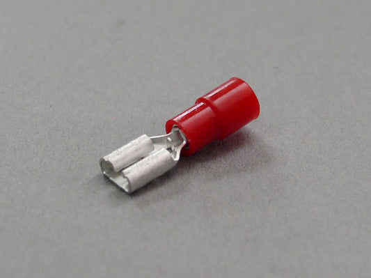 TMEDV 480509-F-RED｜差込型接続端子 F型 絶縁ビニール被覆 赤