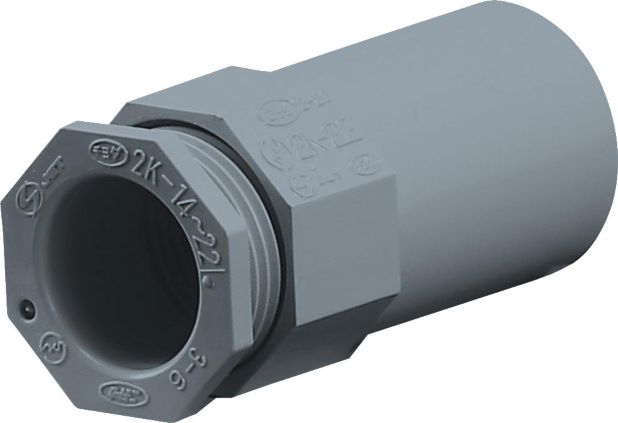 2K16GHW｜ビニール 2号コネクター 16 グレー(HIタイプ)