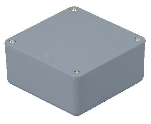 4B50GHW｜ビニール露出用四角ボックス 浅形 グレー