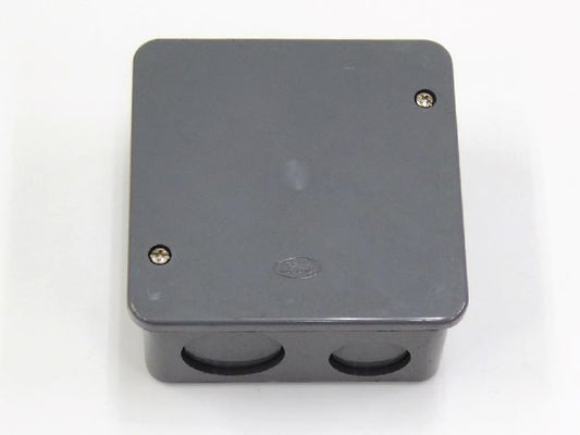 4OB5APGHW｜ビニール アウトレットBOX 102×54 P付グレー