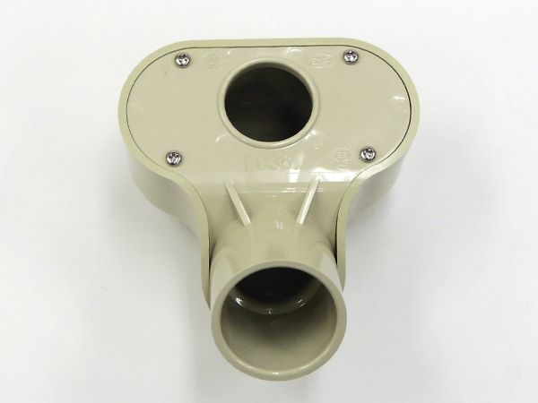 EC22SJHW｜VE エントランスキャップ 1つ穴 22アイボリーHIタイプ