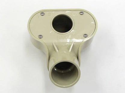 EC28SJHW｜VE エントランスキャップ 1つ穴 28アイボリーHIタイプ