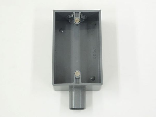 SW1161ZGHW｜カチコネ 露出スイッチBOX 1方出16グレー(HIタイプ)