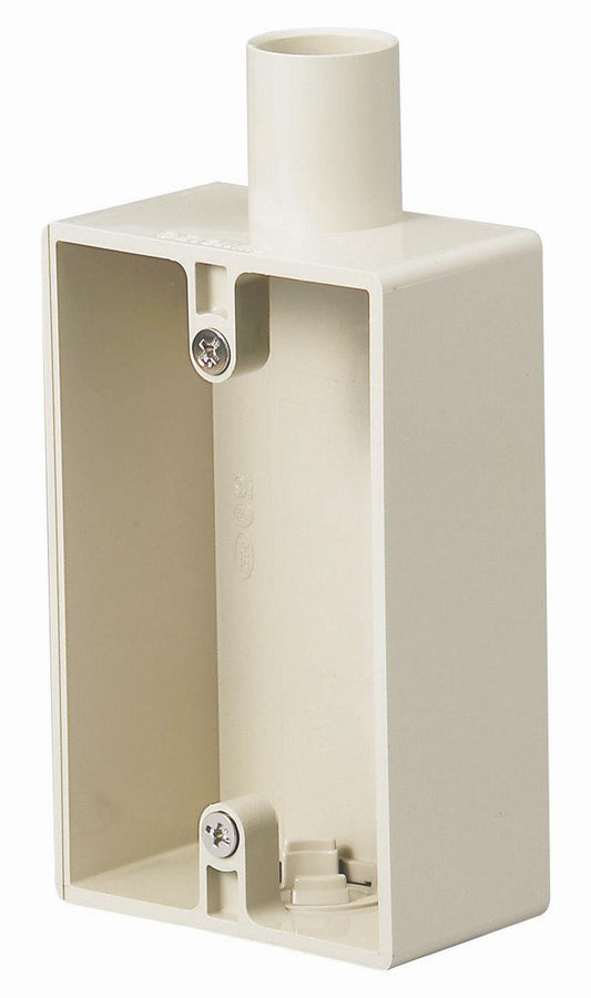 SW1161ZJHW｜カチコネ 露出スイッチBOX 1方出16アイボリーHIタイプ