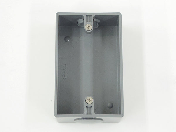 SW140ZGHW｜カチコネ 露出スイッチBOX 方出ナシ グレーHIタイプ