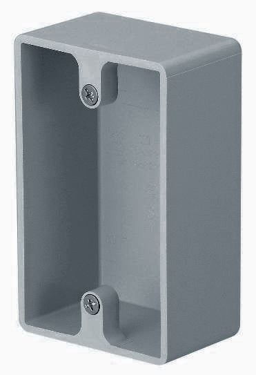 SW150GHW｜ビニール 露出スイッチBOX 1個用方出ナシ 深