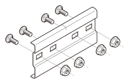 SRG1｜継金具 SRラック用片側のみ