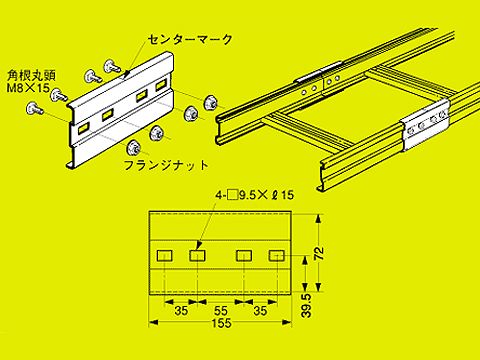 SRG1｜継金具 SRラック用片側のみ