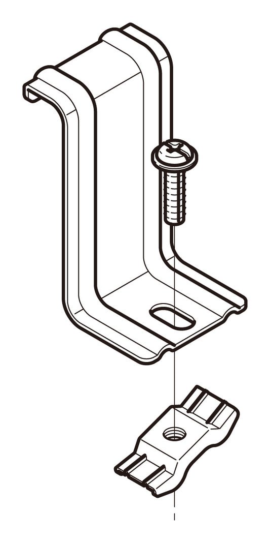 Z-SRS1｜振止金具 ZSRラック片側用