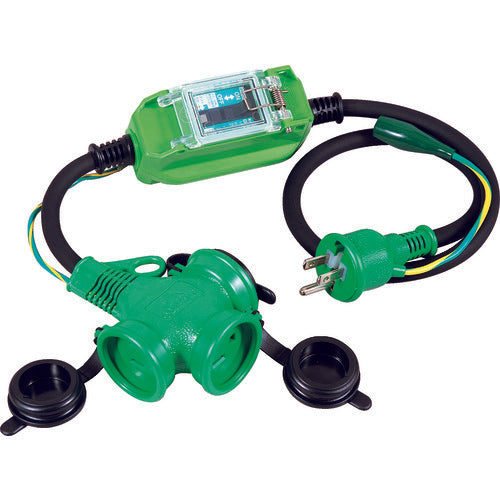 PBW-EB-T｜防雨ブレーカー付 ポッキン延長コード,1m