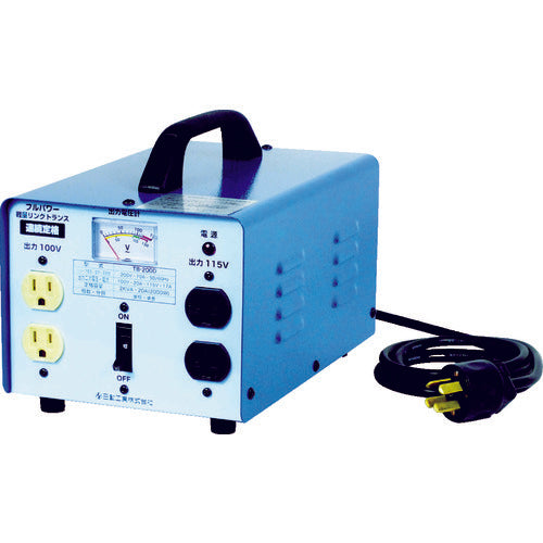 TB-200D｜降圧トランス 単200V 100.115V 2KVA