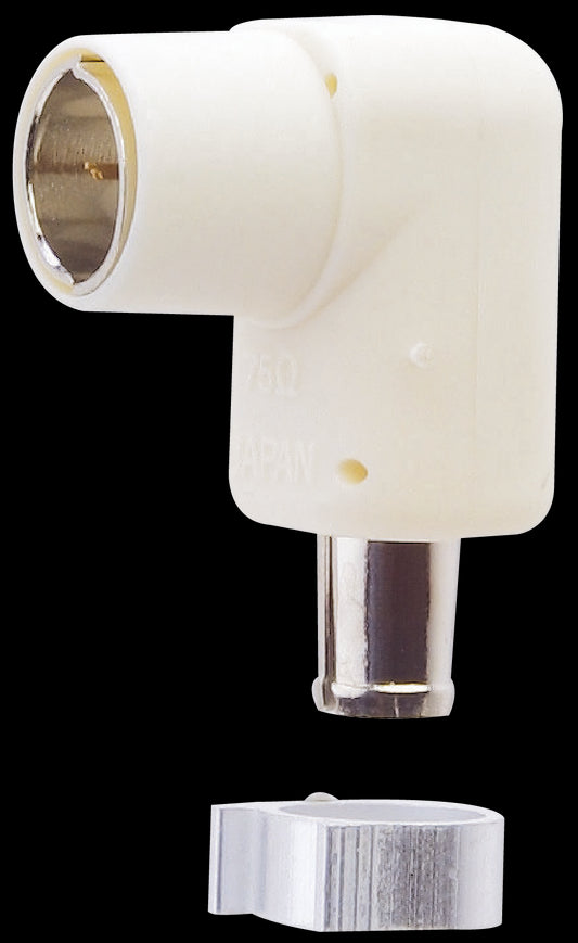 AP5CW(W)｜アンテナプラグ 4K8K対応型 5C用 白