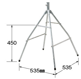 RB45ES｜屋根馬 補強板付 22〜32φ 溶融亜鉛メッキ