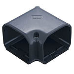 DAS3180B｜フラットエルボミニ ブラック 80型