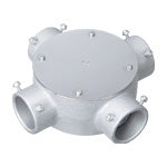 DS6851P｜ねじなし丸型露出ボックス