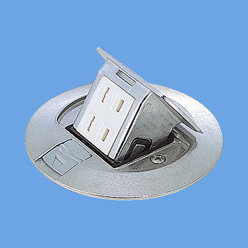 DU5140PV｜アップコン丸型 2コ口 シルバー