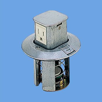 DU5143｜アップコン上下可動型 丸形 アース付 2コ口