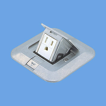 DU5342P｜アップコンシルバー(ビル・店舗用)角型 1コ用 アース付