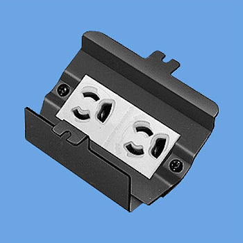 DU7593｜フロアコン用器具ブロック 2コ用 抜け止めアース付