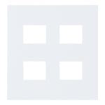 WNS6004W｜SO-STYLE プレート4コ用(2+2)(マットホワイト) 4コ用