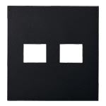 WNS6072B｜SO-STYLE プレート2コ用(1+1)(マットブラック) 2コ用