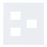 WNS6073W｜SO-STYLE プレート3コ用(2+1)(マットホワイト) 3コ用