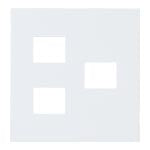 WNS6773W｜SO-STYLE 簡易耐火プレート3コ用(2+1)(マットホワイト) 3コ(2+1)用