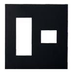 WNS6774B｜SO-STYLE 簡易耐火プレート4コ用(3+1)(マットブラック) 4コ(3+1)用