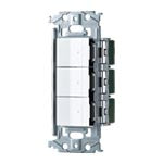 WNSS51555W｜SO-STYLE 埋込スイッチセット(マットホワイト) スイッチセット