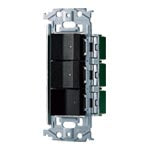 WNSS51558B｜SO-STYLE 埋込スイッチセット(マットブラック) スイッチセット