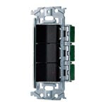 WNSS51777B｜SO-STYLE 埋込スイッチセット(マットブラック) スイッチセット