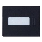 WTA3012B｜アドバンス埋込ダブルスイッチ用ハンドル ネーム付(マットブラック)