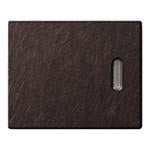 WTA3022A｜アドバンス 埋込ダブルスイッチ用エクストラメタルハンドル 表示付(ブラウン)