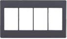 WTA7104HK｜アドバンス スイッチプレート 4連用(マットグレー)
