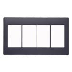 WTA7342HK｜アドバンス 簡易耐火スイッチプレート 4連用(マットグレー)