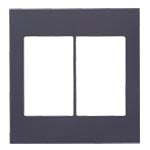 WTA8102H｜アドバンス セレクトスイッチプレート 2連用(マットグレー) 