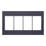 WTA8104H｜アドバンス セレクトスイッチプレート 4連用(マットグレー) 