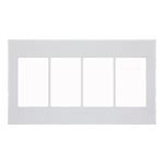 WTA8342W｜アドバンス 簡易耐火セレクトスイッチプレート 4連用(マットホワイト)