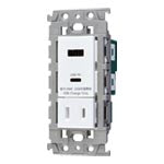 WTL147740MW｜埋込充電用USBコン
