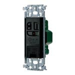 WTL19313B｜15A・20A兼用埋込アースターミナル付接地コンセント(ブラック)