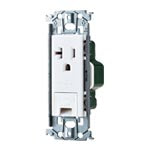WTL19313MW｜15A・20A兼用埋込アースターミナル付接地コンセント(マットセラミックホワイト)